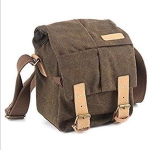 Bestek Waterproof Canvas DSLR Camera Shoulder Bag